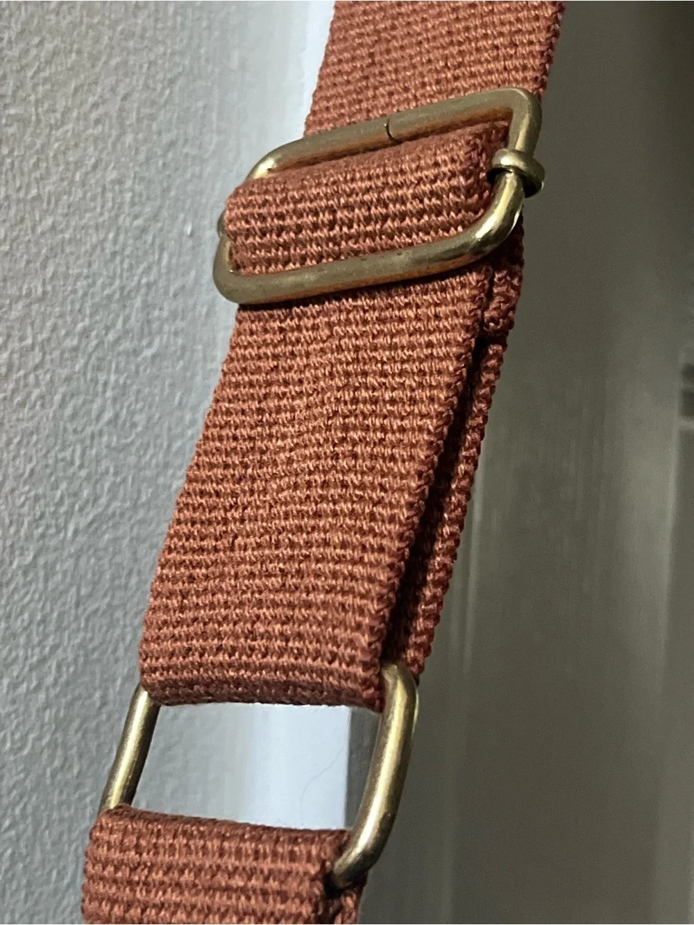 Teal Canvas Messenger Bag with Brown Leather Trim